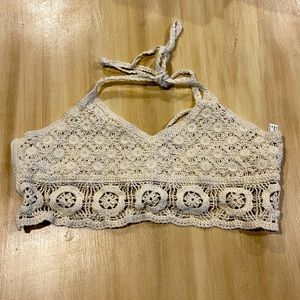 Free people crochet top